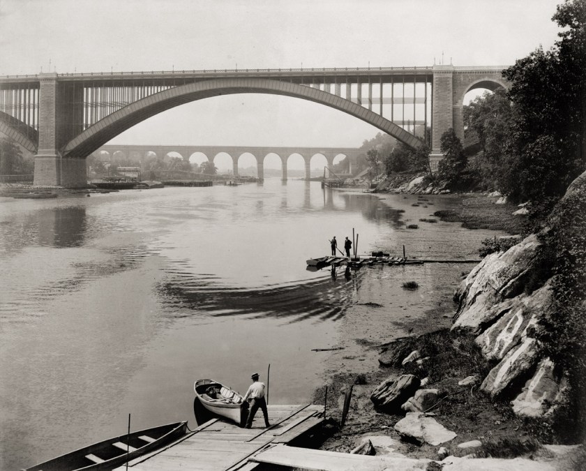 William Henry Jackson - High Bridge and Washington Bridge, 1890